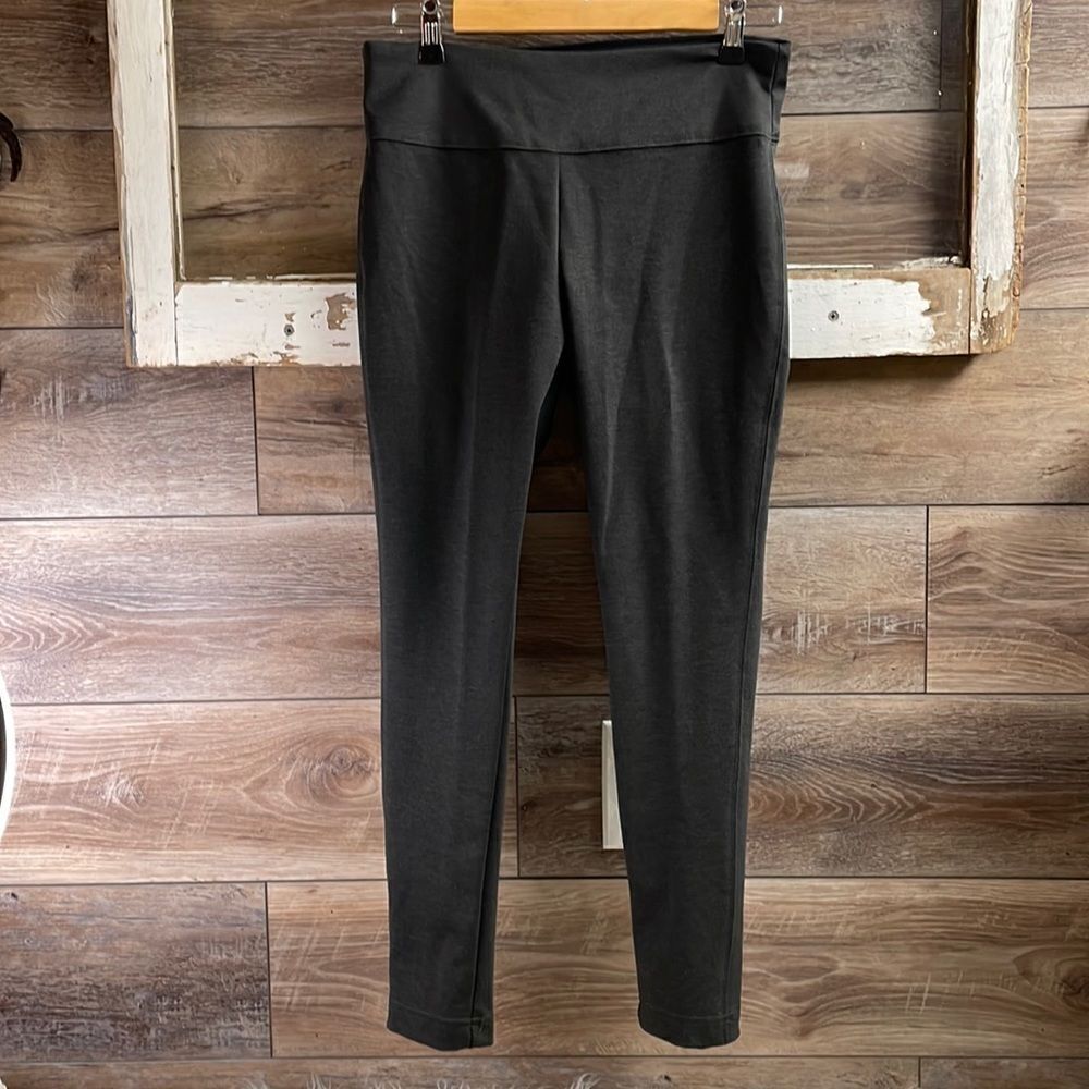 Counterparts Ladies Wide Waist Band Black Leggings, Size Petite Medium , Black